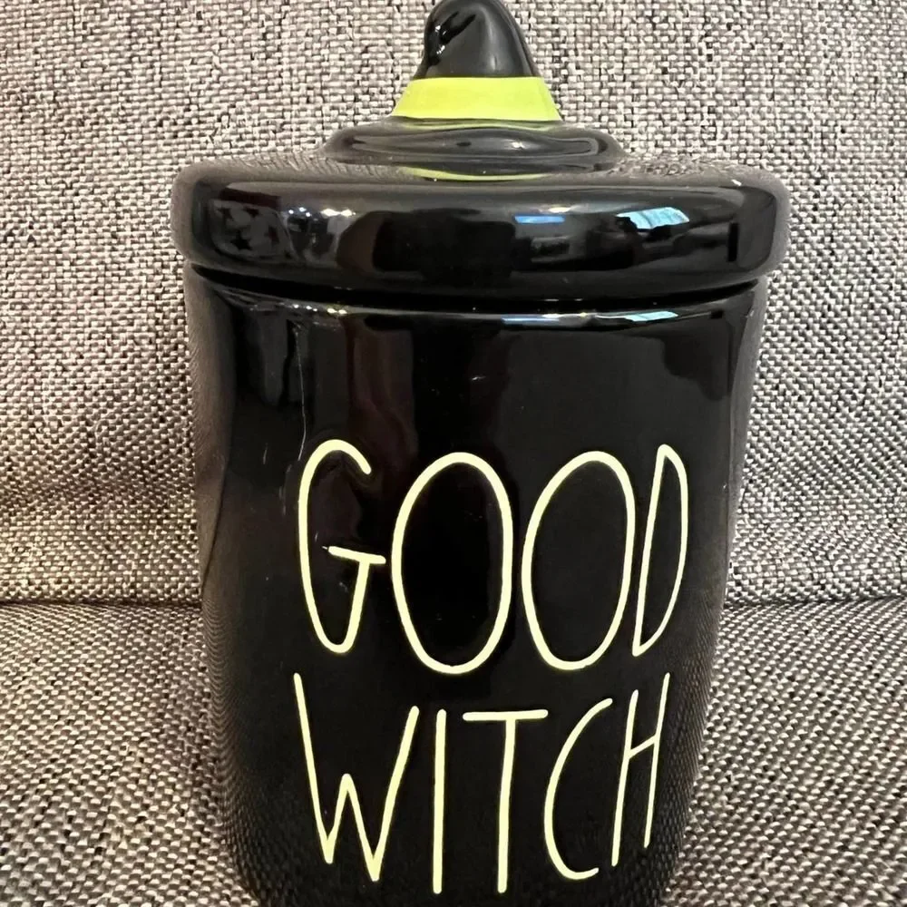 Rae Dunn Good Witch Halloween Jar‎